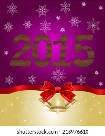 Greeting cards with red bows. Vector illustration