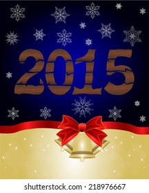 Greeting cards with red bows. Vector illustration