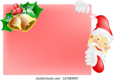 Greeting cards and Santa.