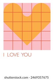 Greeting cards. Social media stories templates for digital marketing and sales promotion. fashion advertising. Offer social media banners. I love you. Heart
