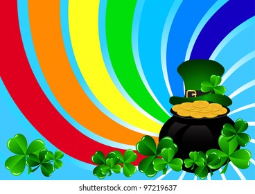 Greeting Cards St Patrick Day vector illustration