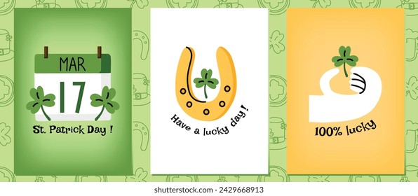 Greeting cards for St. Patrick's Day