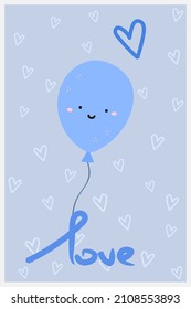 Greeting cards for Valentines Day. Vector illustration for design greeting cards, wedding invitations, party design.