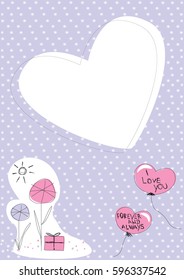 greeting card,vector illustration