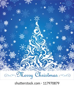 Greeting christmas card
