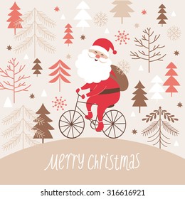 Greeting Christmas card

