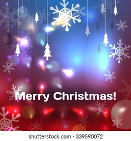 Greeting christmas card