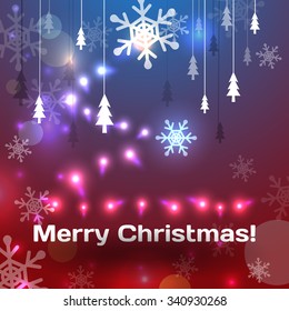 Greeting christmas card
