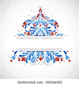 Greeting christmas card. Vector illustration