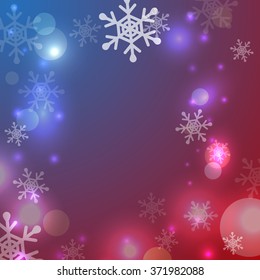 Greeting christmas frame