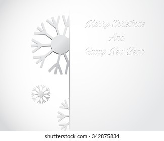 Greeting Christmas and New Year card