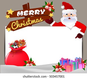 Greeting Christmas and New Year card