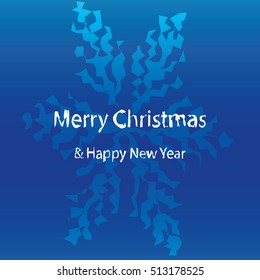 Greeting Christmas and New Year card