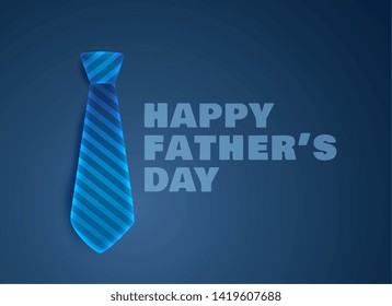 greeting design for happy fathers day