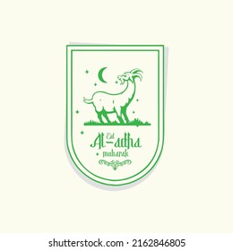 greeting eid al-adha vector illustration template