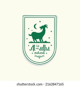 greeting eid al-adha vector illustration template
