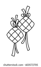 greeting eid and ramadhan ornament doodle