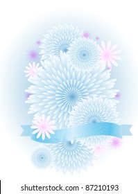 Greeting floral border