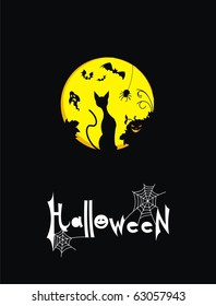 Greeting for the holiday Halloween