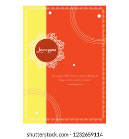 Greeting and invitation card template
