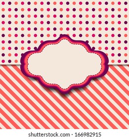 greeting or invitation card.vector