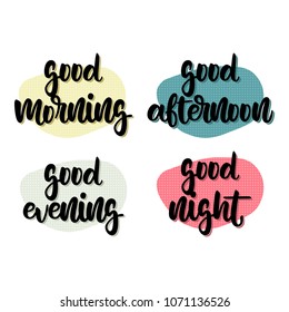 greeting lettering set