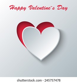 Greeting love card. Eps10 Vector illustration
