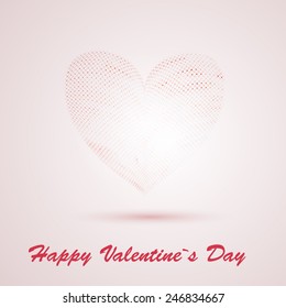 Greeting love card. Eps10 Vector illustration