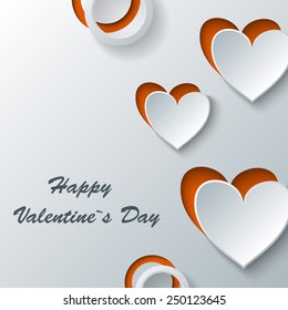 Greeting love card. Eps10 Vector illustration