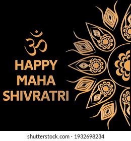 A greeting for Maha Shivratri, an Indian festival for Lord Shiva.