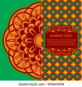 greeting, mandala