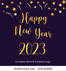 Greeting New year wish 2023 Celebrations
