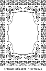 The greeting page is on white