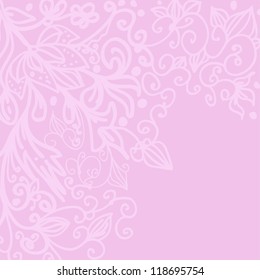 Greeting pastel card