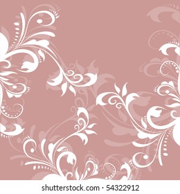 Greeting pastel card