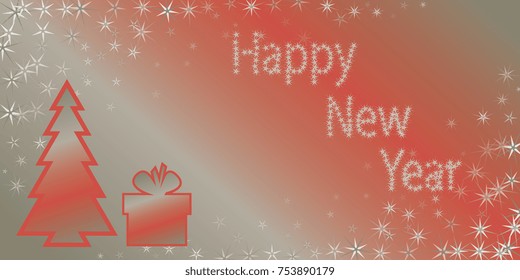 greeting red greetings to the new year