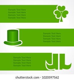 Greeting for Saint Patricks Day Celebration stock vector