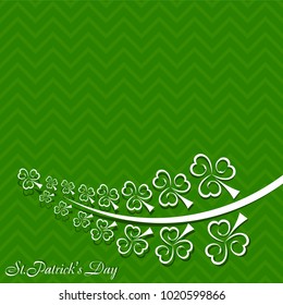 Greeting for Saint Patricks Day Celebration stock vector