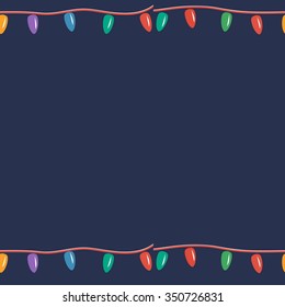 Greeting seamless vector pattern for New Year