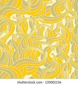 Greeting  vector card with flowers in the form of shooting stars