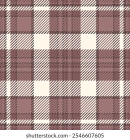 Greeting vector texture tartan, scratch fabric textile check. Minimal pattern background plaid seamless in pastel and sea shell colors palette.