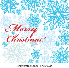 Greeting winter card