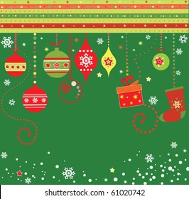 Tarjeta postal de Navidad de bienvenida