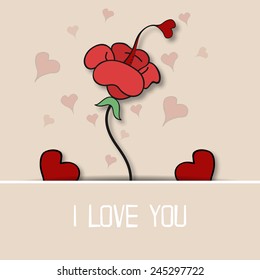 A greeting for your valentine.