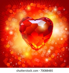 greeting-card with The Valentine's day
