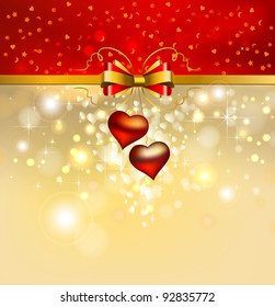 greeting-card with The Valentine's day