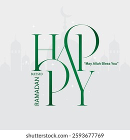 The Greetings Of Blessed Ramadan