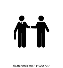 Greetings, businessman, man icon. Element of businessman icon. Premium quality graphic design icon. Signs and symbols collection icon for websites, web design, mobile app