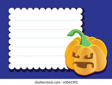greetings card for Halloween