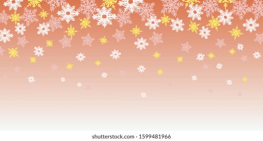 Greetings card with snowflakes. Drawn snowflakes.Vector Illustration